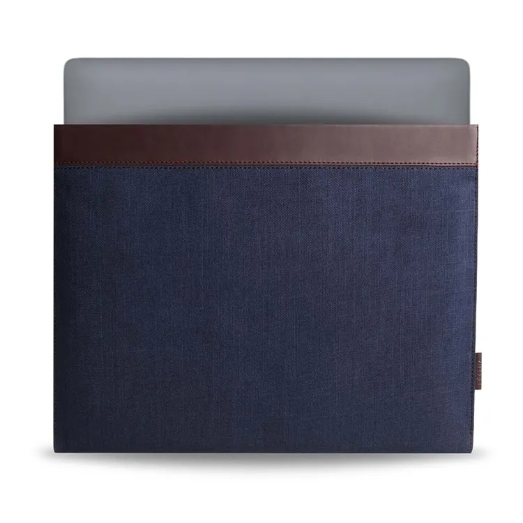 Чехол Bustha Compact Sleeve Canvas для MacBook Pro 13" (2016-2020) / MacBook Air 13" (2018-2020) тёмно-синий