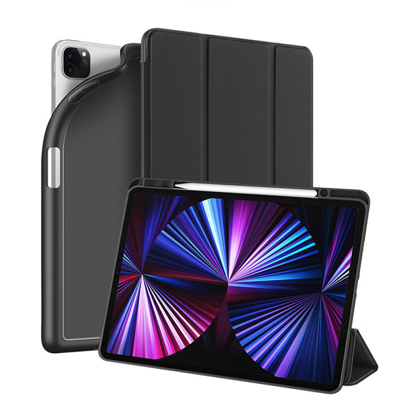 Чехол Dux Ducis Osom Series (pen slot) для iPad Pro 12.9 (2021), чёрный