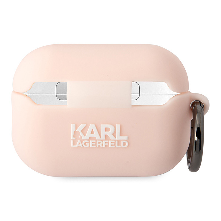 Чехол CG Mobile Karl Lagerfeld Silicone with ring NFT 3D Choupette для Airpods Pro 2 (2022) розовый