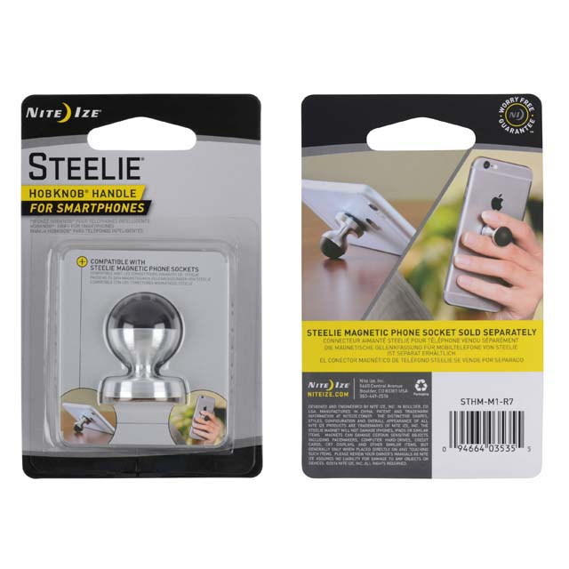 Дополнительный держатель NiteIze Steelie HobKnob Mini для смартфонов