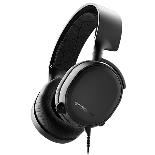 Игровая гарнитура SteelSeries Arctis 3 2019 Edition чёрная 