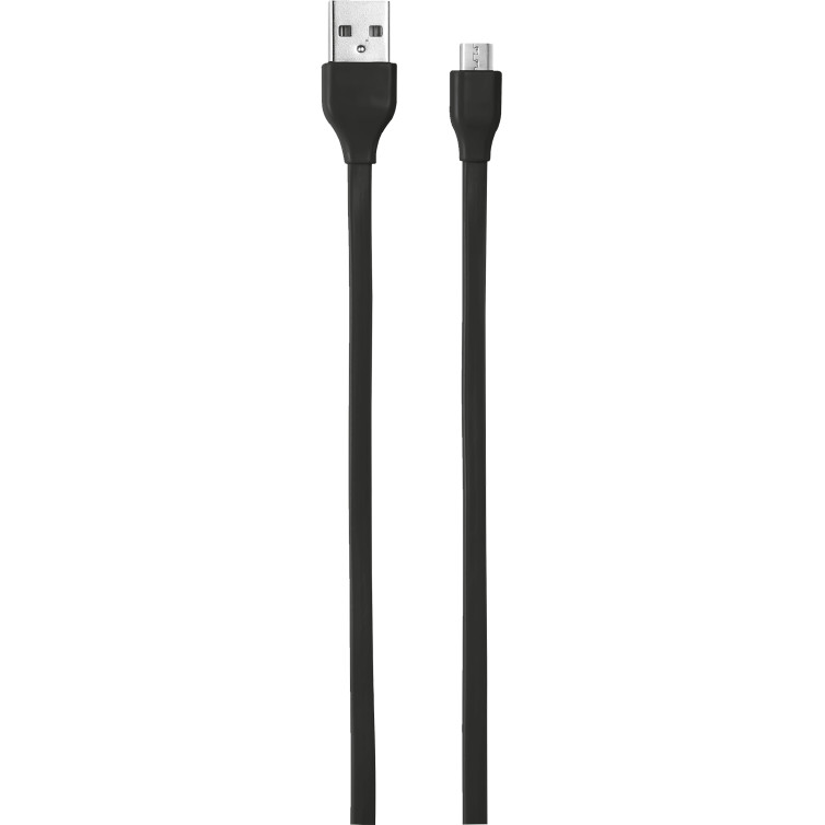 Кабель Trust Flat Micro-USB Cable (1 метр) чёрный