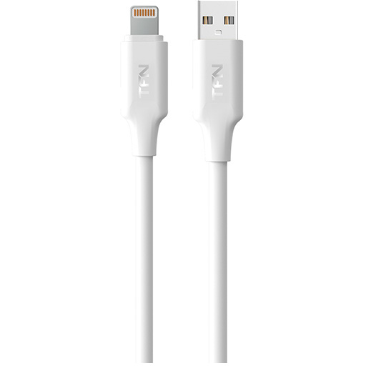 Кабель TFN 8pin (Lightning-USB) PVC (1 метр) белый