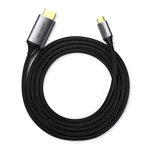 Кабель Ugreen MM142 USB-C to HDMI Cable (1,5 метра) серый (50570) 