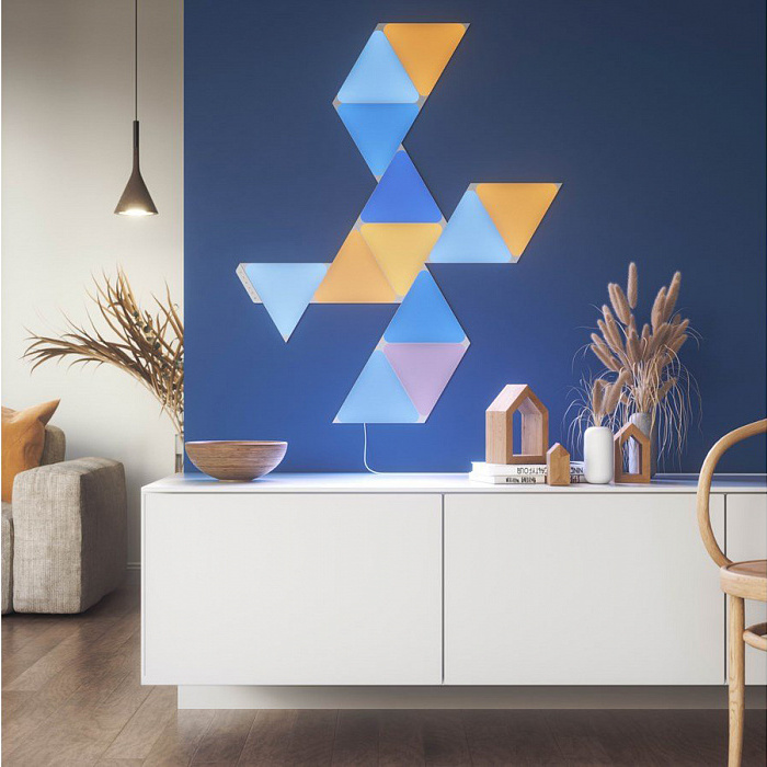 Дополнительные панели Nanoleaf Shapes Triangles (без управляющего блока) 3 панели (NL47-0001TW-3PK)