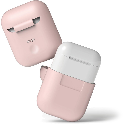 Чехол Elago Silicone Case для AirPods розовый