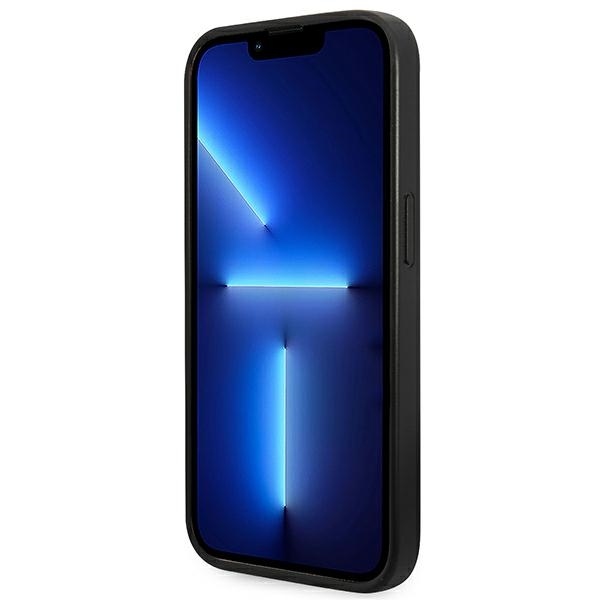 Чехол CG Mobile Guess 4G Stripe Metal Logo Hard для iPhone 14 Pro Max серый