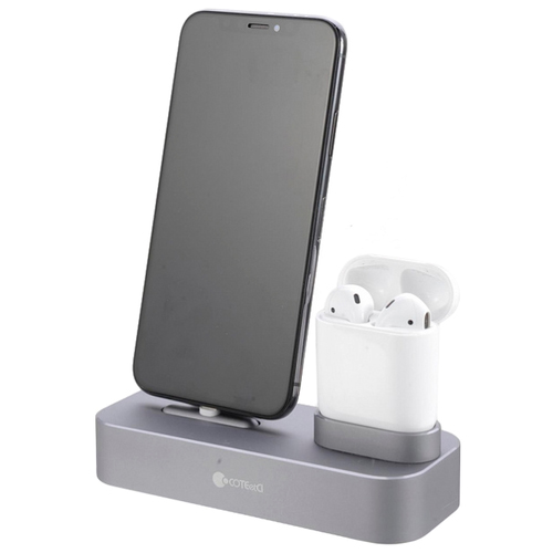 Док-станция COTEetCI Base22 (CS7205-GY) для iPhone / AirPods графитовая