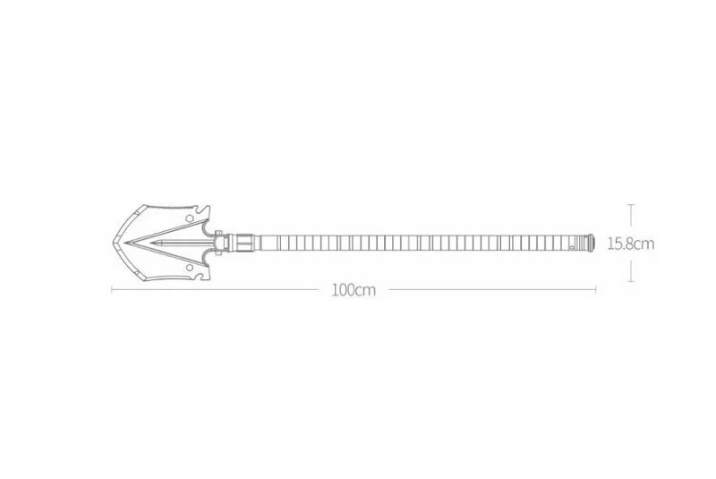 Многофункциональная лопата NEXTool Multi-functional Shovel