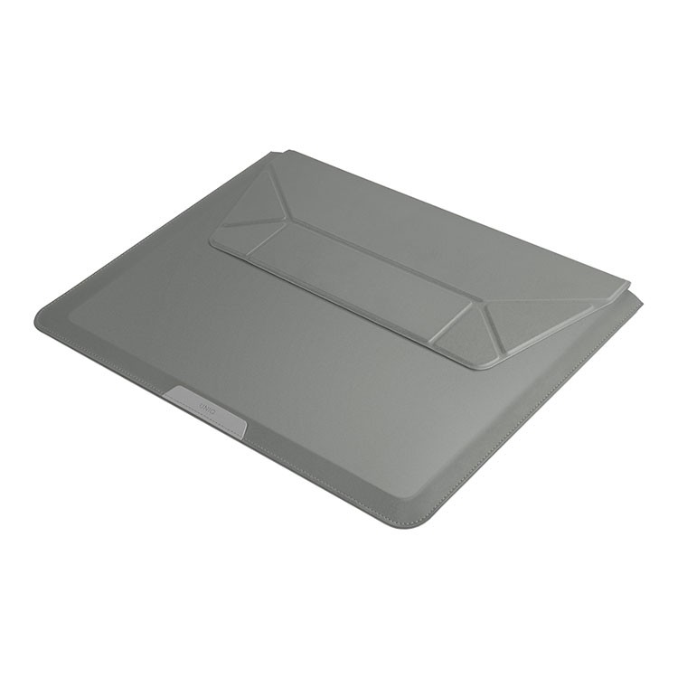 Чехол Uniq Oslo V.2 PU leather Magnetic Laptop sleeve/foldable stand для ноутбуков 14" Lichen Green