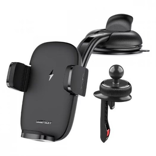 Автодержатель с функцией беспроводной зарядки Acefast D10 Multi-function Wireless Charging Car Holder (AF-D10-BK)