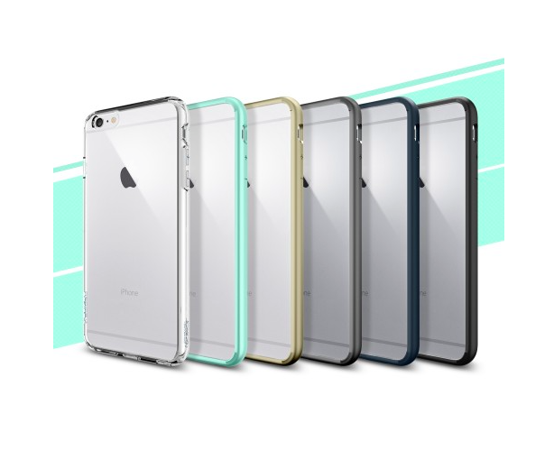 Чехол Spigen Ultra Hybrid для iPhone 6 Plus (5,5") золотой (SGP10895)