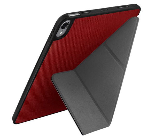 Чехол UNIQ Transforma Rigor для IPAD Air 10.9 (2020) красный (с антимикробным покрытием и держателем для стилуса)
