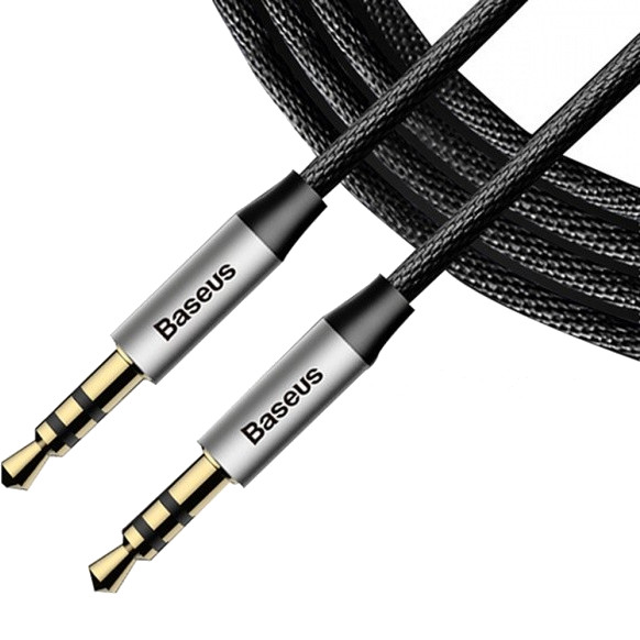 Кабель Baseus Yiven Series AUX M30 (1 метр) чёрный