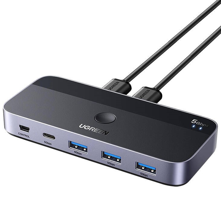 Переключатель Ugreen CM662 USB 3.0 Sharing Switch (15705)