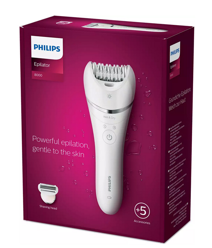 Эпилятор Philips для влажной и сухой эпиляции BRE710/00