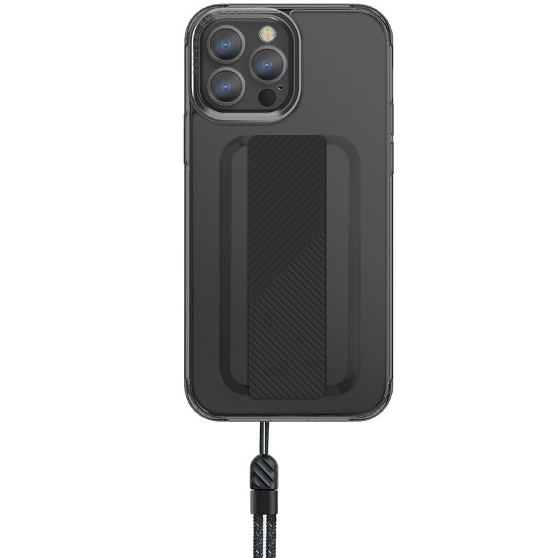 Чехол Uniq Heldro + Band для iPhone 13 Pro Max серый (Grey)