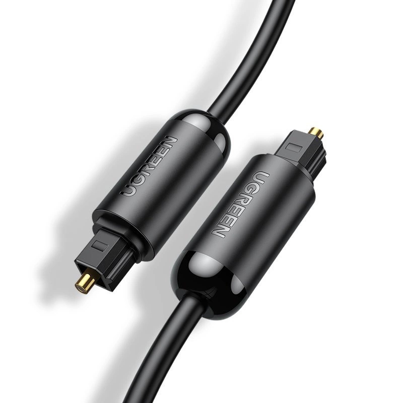 Кабель Ugreen AV122 Optical Cable Toslink SPDIF (1 метр) чёрный (70890)