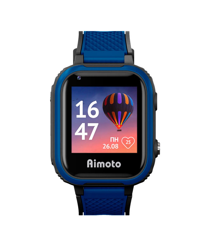 Детские умные часы AIMOTO Pro Indigo 4G  черно-синие