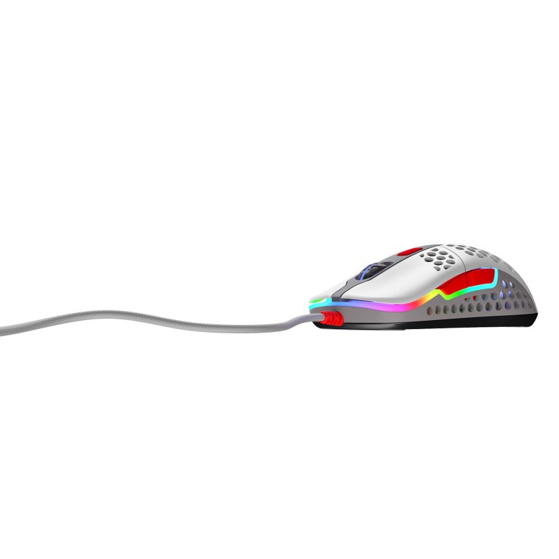 Игровая мышь Xtrfy M42 c RGB подсветкой белая (Retro)