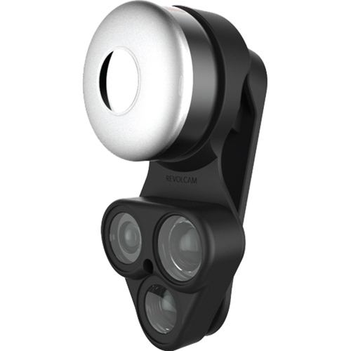 Набор линз ShiftCam RevolCam (wide + macro lens + fisheye) чёрный
