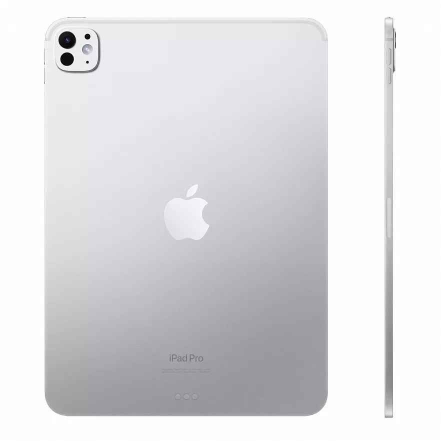 Apple iPad Pro 13" (M4, 2024) Wi-Fi + Cellular 2ТБ Nano-texture glass Silver Серебристый