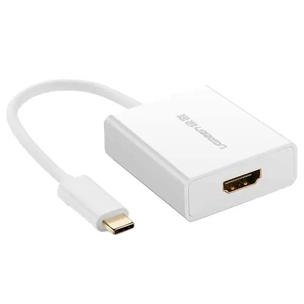 Адаптер Ugreen USB-C to HDMI Adapter белый (40273)