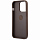Чехол Guess PU 4G + Ring Hard для iPhone 13 Pro Max коричневый (GUHCP13X4GMRBR)