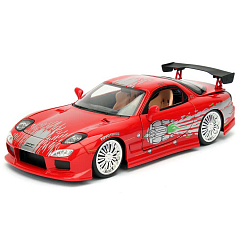 Модель машинки Форсаж (1:24) FF 1993 Mazda RX-7 FD3S-Wide Body