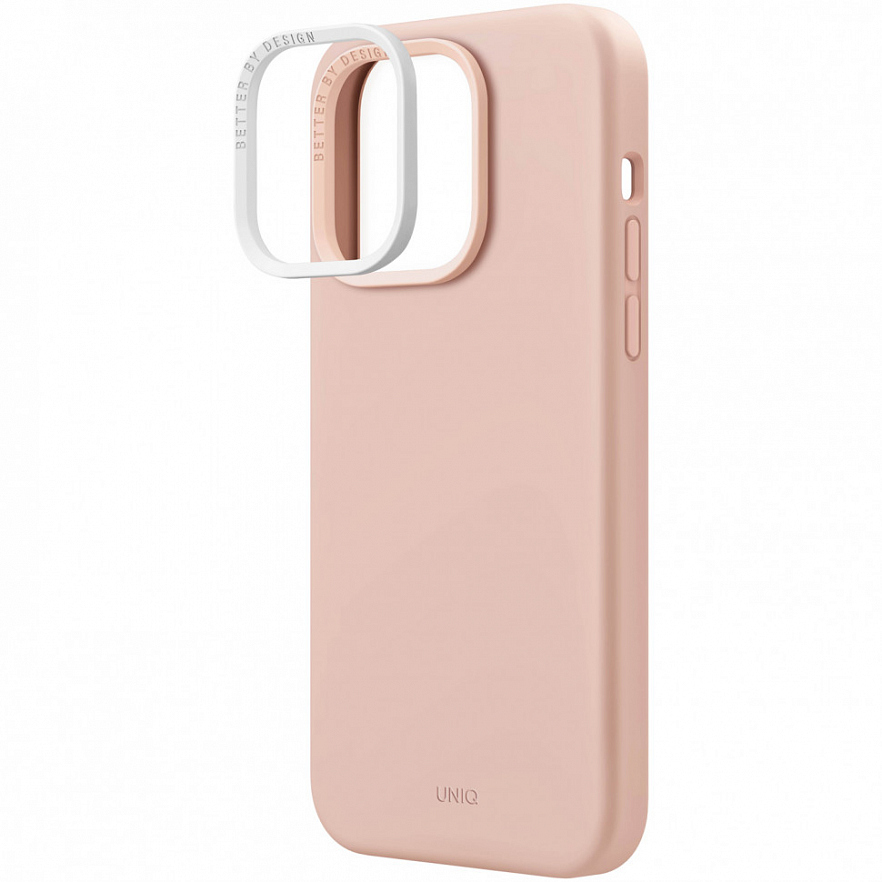 Чехол Uniq LINO для iPhone 14 Pro Розовый (Pink)