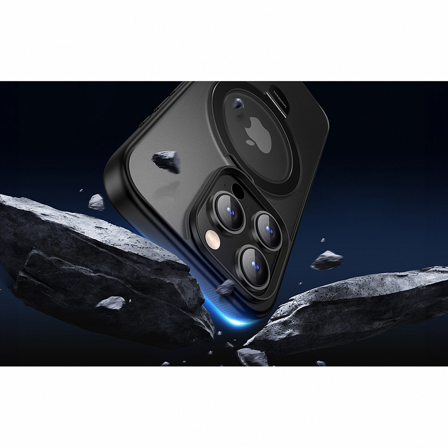 Чехол Ugreen LP763 Protective Case Magnetic Stand для iPhone 15 Pro чёрный (25528)