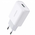 Сетевое зарядное устройство UGREEN CD122 USB-A QC3.0 18W Charger белое (10133)