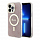 Чехол Guess PC/TPU 4G Hard для iPhone 15 Pro Pink/Gold (MagSafe)