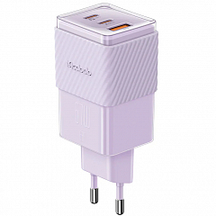 Сетевое зарядное устройство Mcdodo 67W Dichromatic Gan 5 Mini Fast Charger фиолетовое (CH-1503)