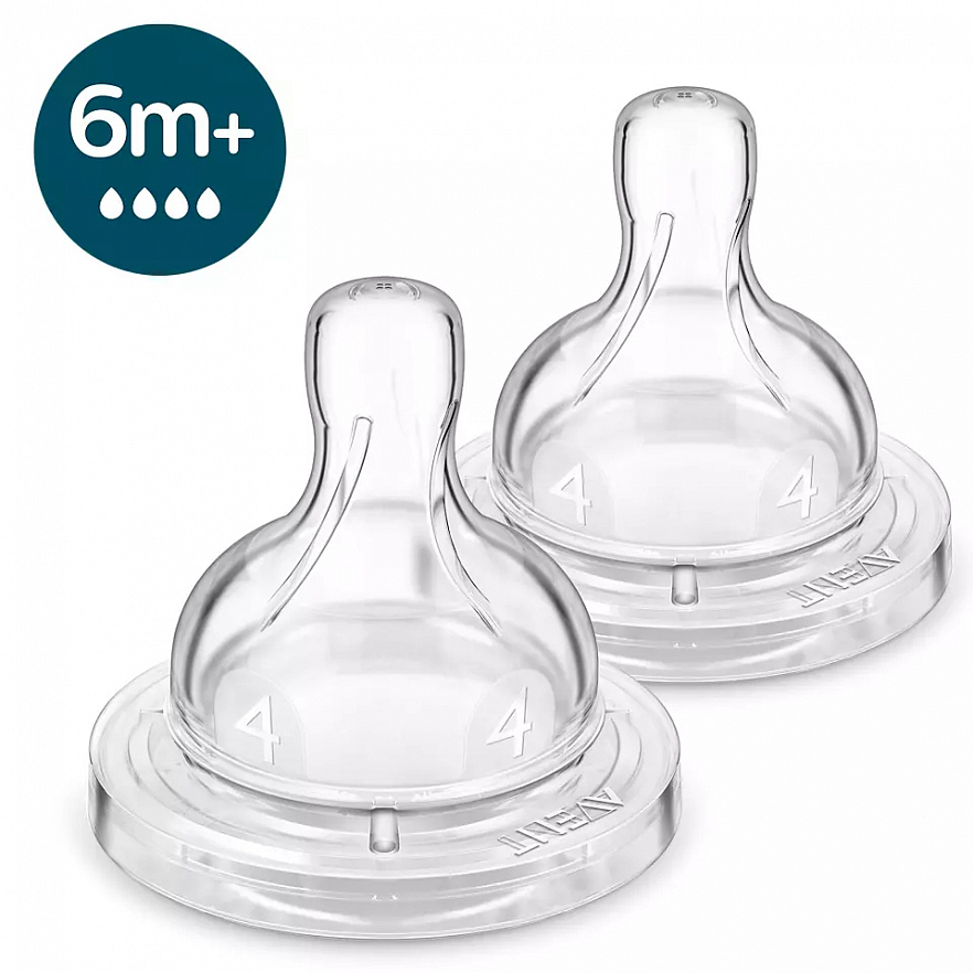 Соска для бутылочек Philips Avent Anti-colic (2 шт., с 6 мес.) (SCY764/02)