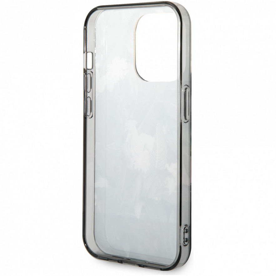 Чехол CG Mobile Guess PC/TPU Jungle w Electroplated Camera Hard для iPhone 14 Pro зелёный