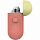 Чехол LAB.C Silicone Capsule 2in1 для Airpods коралловый Coral (голубая Pastel Blue/лимонная Lemon крышки)