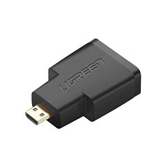 Адаптер UGREEN (20106) Micro HDMI Male to HDMI Female Adapter чёрный