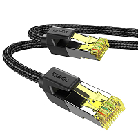 Кабель Ugreen NW150 2 x RJ45 Cat7 Cable (2 метра) чёрный (80423)