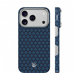 Чехол Benks ArmorGrid Air C1 Case Kevlar для iPhone 18 Pro/17 Pro 6.3" синий