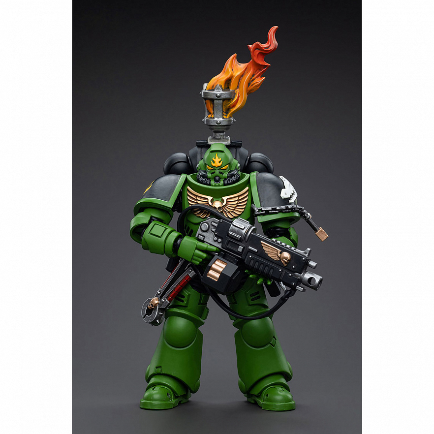 Фигурка Warhammer 40K Salamanders Intercessors Sergeant Tsek'gan 1:18
