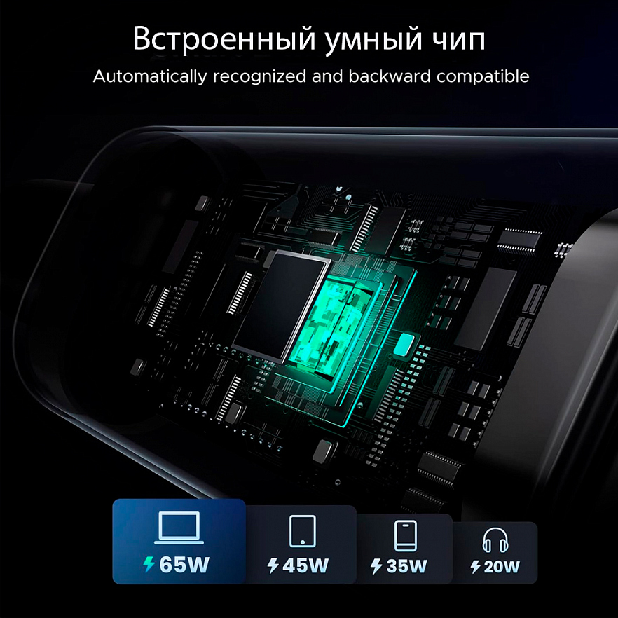 Кабель Ugreen L509 (45612) Type-C - Type-C 100W -0.5м