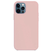Силиконовый чехол YablukCase Silicone Case для iPhone 12 Pro Max розовый песок