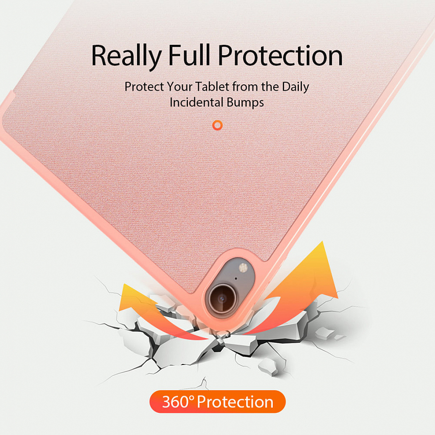 Чехол Dux Ducis Domo Series для iPad Air 10.9 (2020) розовый (Pink Sand)