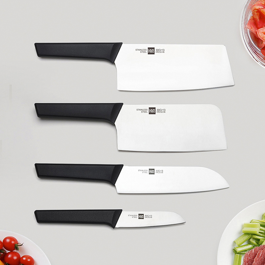 Набор ножей HuoHou 5+1 3Cr13 6-pcs kitchen knife Set Lite (HU0057)