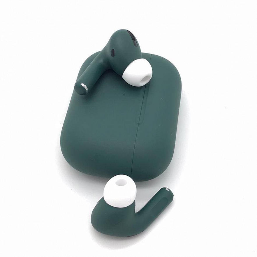 Беспроводные наушники Apple AirPods Pro Custom Edition зелёные матовые
