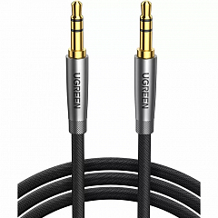 Кабель Ugreen AV150 3.5 mm Male to 3.5 mm Male Cable (1 метр) чёрный (50355)