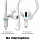 Крепления Elago EarHook для AirPods (все модели) Белые (White)
