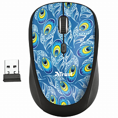 Беспроводная компьютерная мышь Trust Yvi Wireless Mouse Peacock