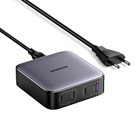 Зарядное устройство UGREEN CD328 (90928) 1*USB-A+3*USB-C 100W Desktop Fast Charger серый космос